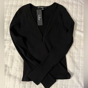 Lulus black long sleeve top